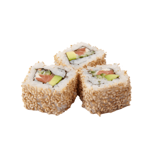 43. sesame sake roll (6 stuks)