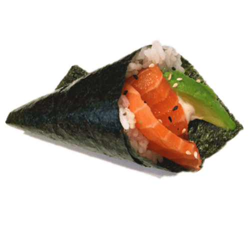 6. spicy sake temaki
